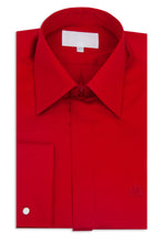Classic Red Forward Point Collar Shirt