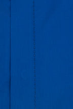 Classic Royal Blue Forward Point Collar Shirt Close