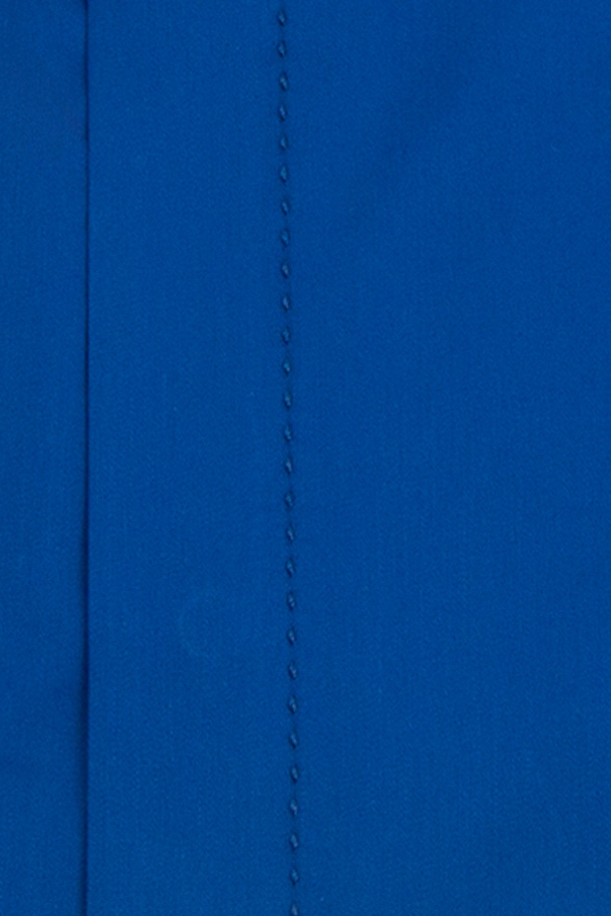 Classic Royal Blue Forward Point Collar Shirt Close