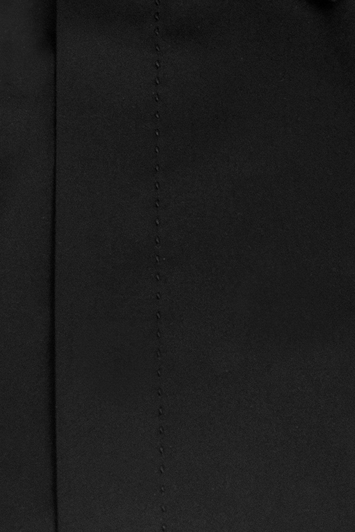 Classic Black Forward Point Collar Shirt