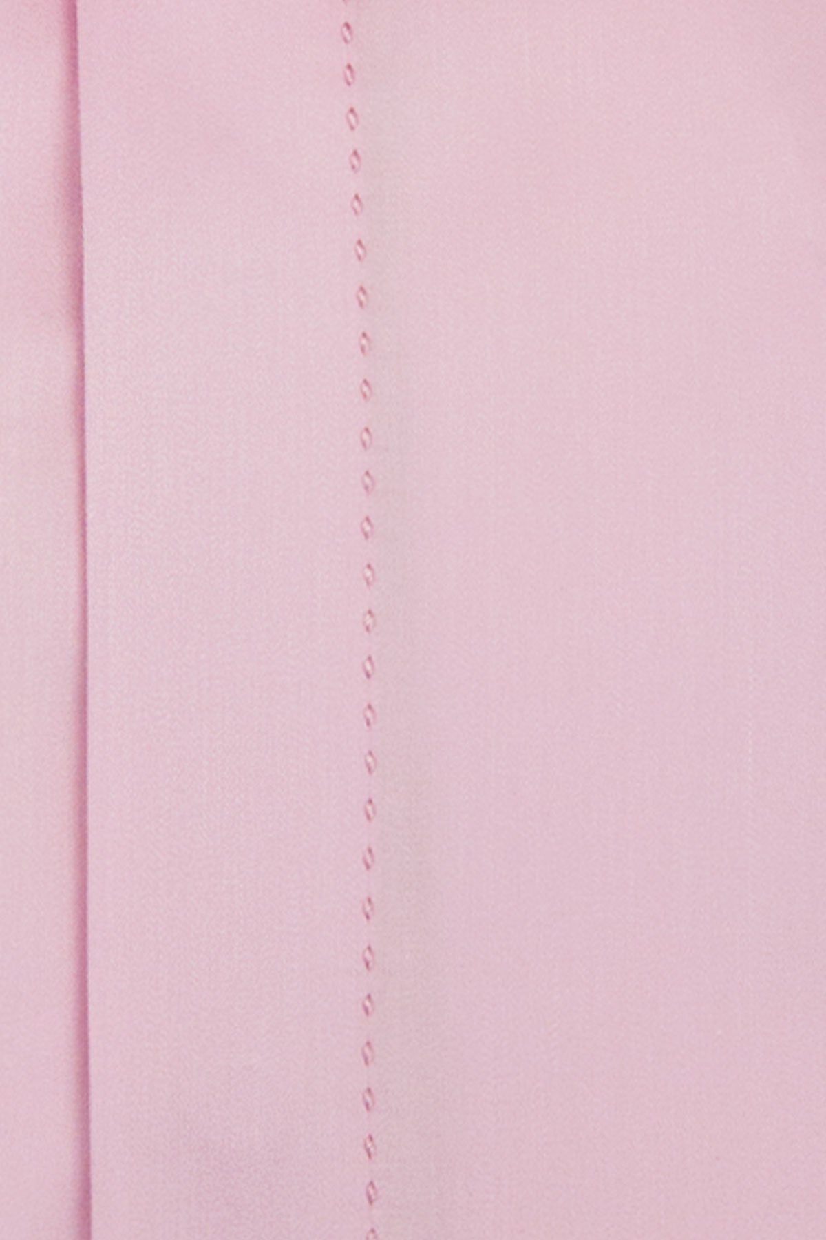 Pink Cutaway Collar Shirt with White Collar Close