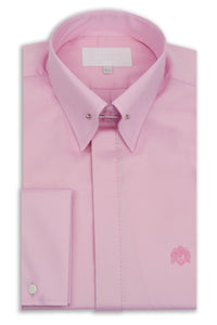 Pink Point Pin Collar Shirt