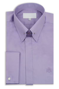 Lilac Point Pin Collar Shirt