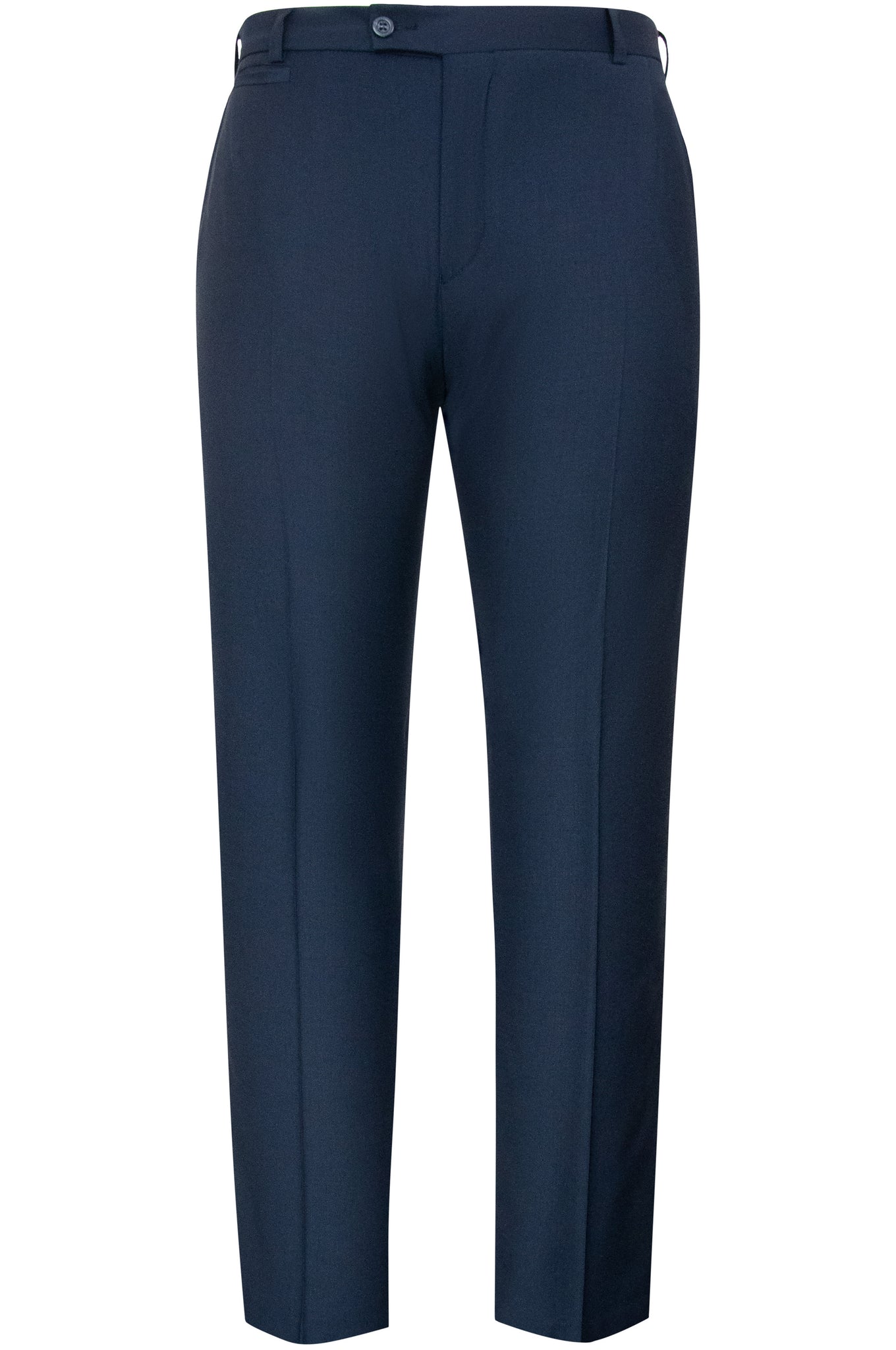 William Hunt Savile Row Navy Blue Trousers