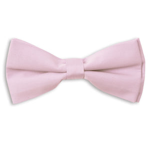 Pink Plain Skinny Bow Tie