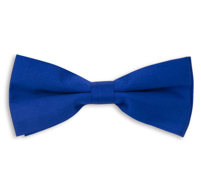 Royal Blue Plain Skinny Bow Tie