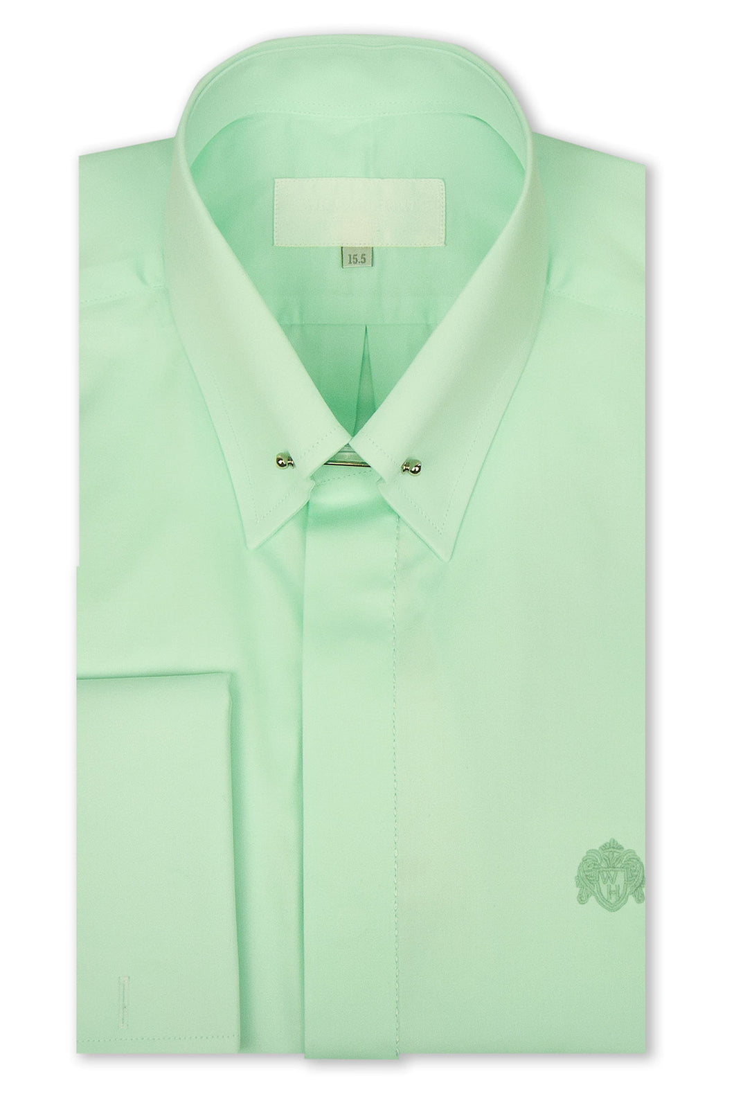 Mint Green Pin Collar Shirt