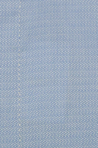 Blue Geometric Pattern Pin Collar Shirt Close Up