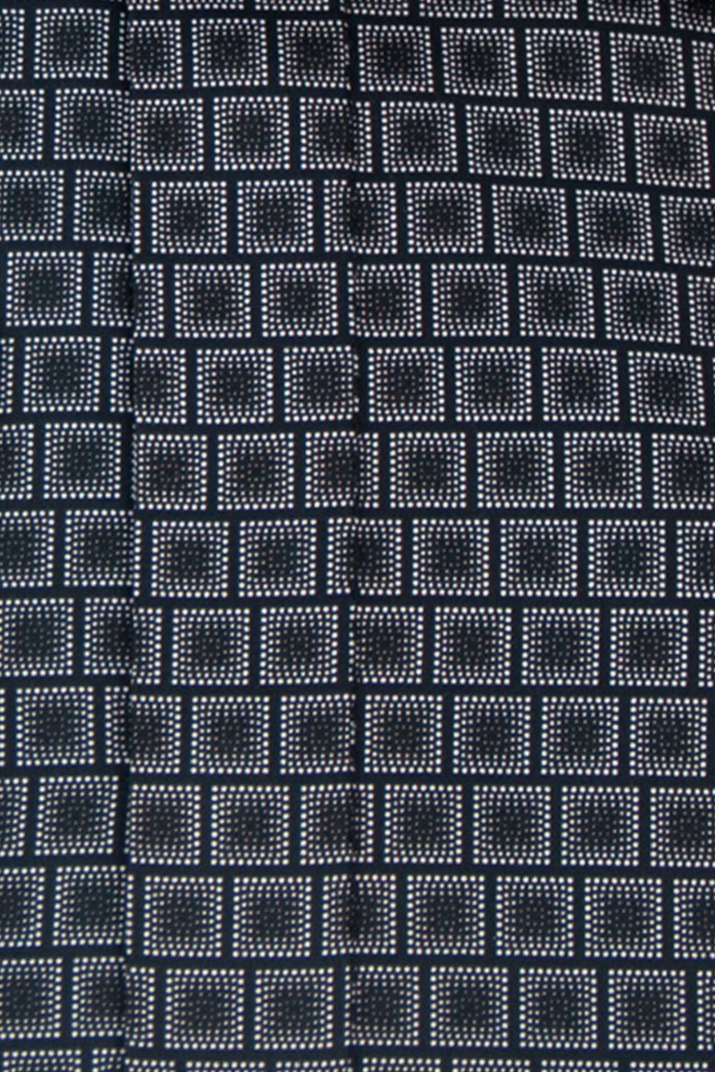 Black Pattern Forward Point Collar Shirt Close