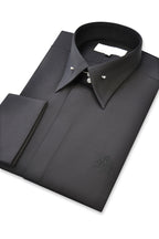 Black Point Pin Collar Shirt