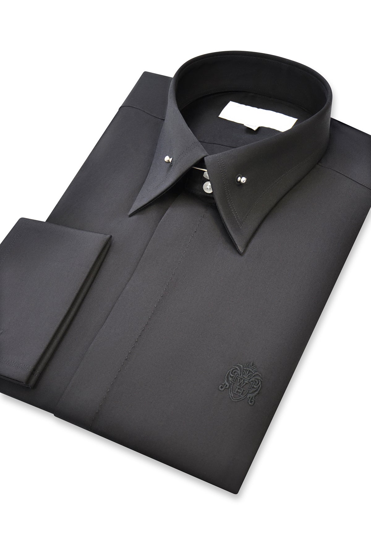 Black Point Pin Collar Shirt