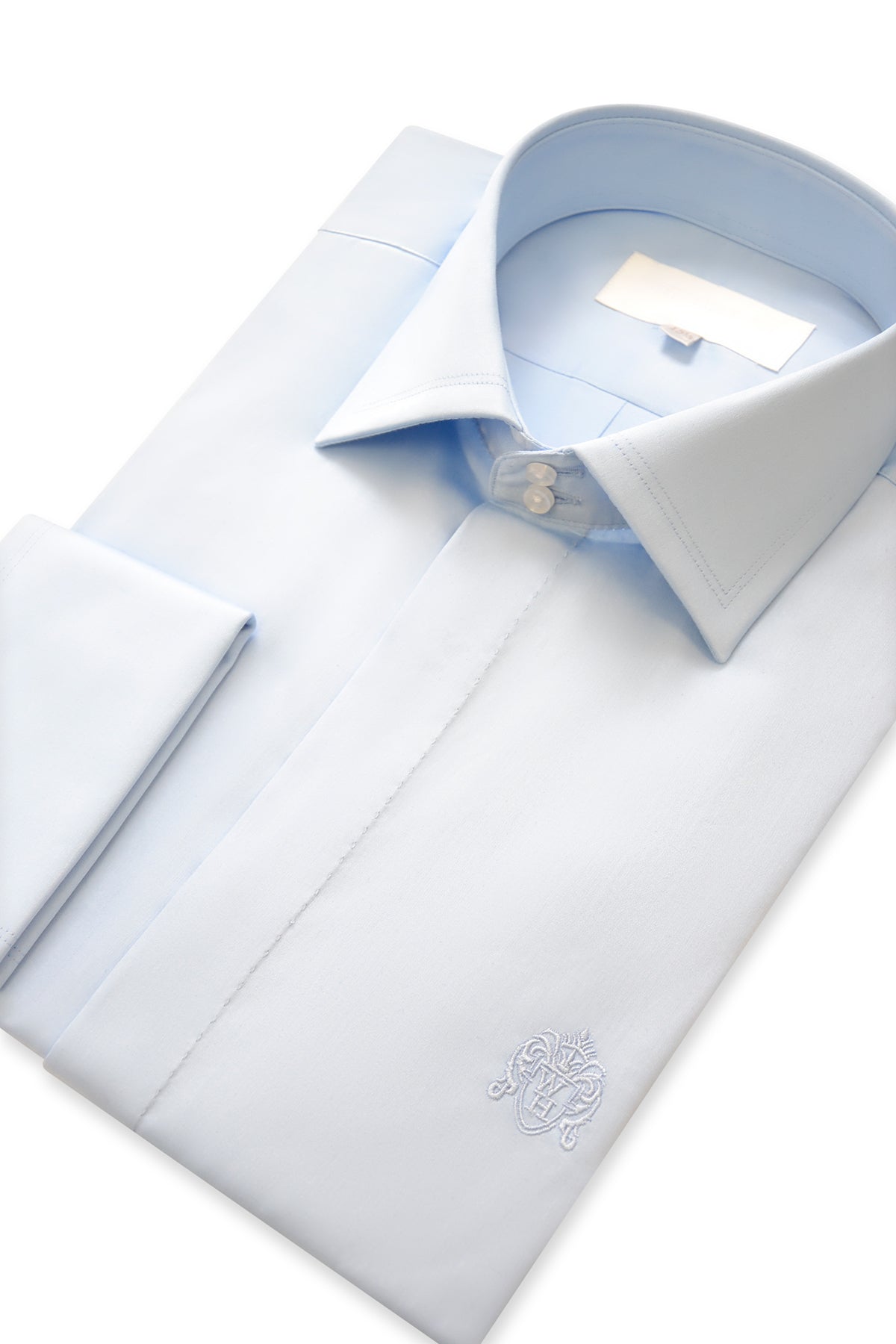 Sky Blue Cutaway Collar Shirt