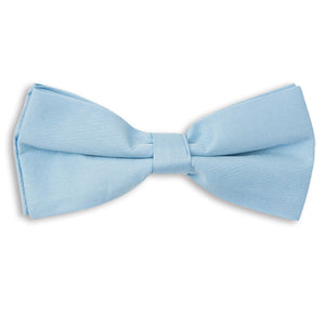 Sky Blue Plain Skinny Bow Tie