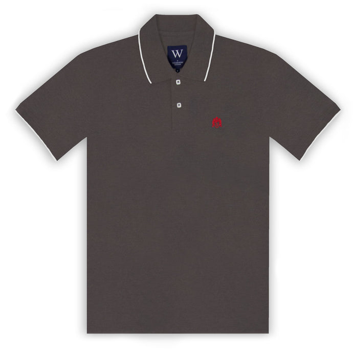 Charcoal with White Tipping Polo