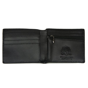 Black Snake Design WH Wallet with inner Zip Pocket Inside