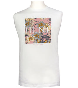 White Hunt Floral Print T-shirt