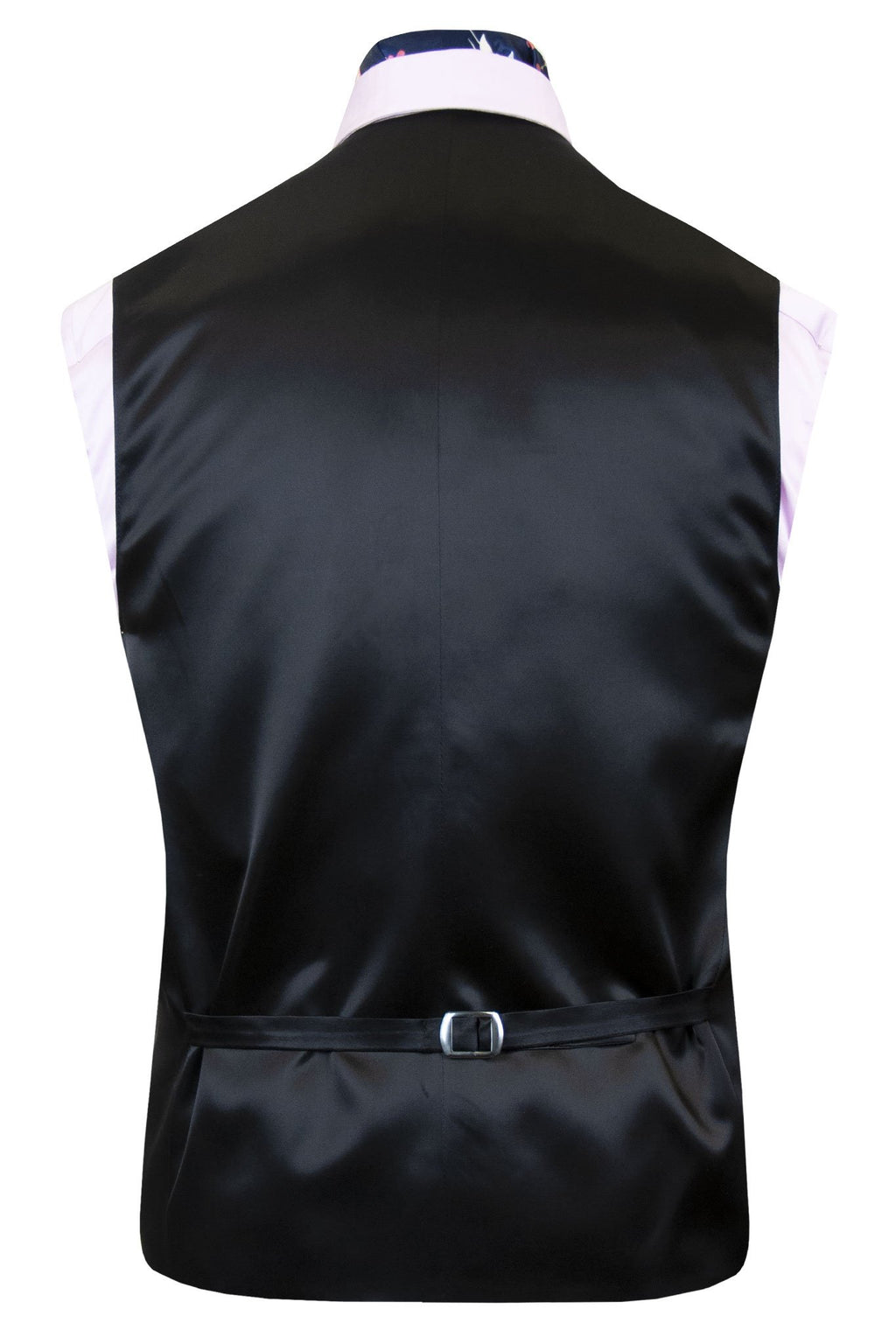 Champagne Silk Waistcoat Back