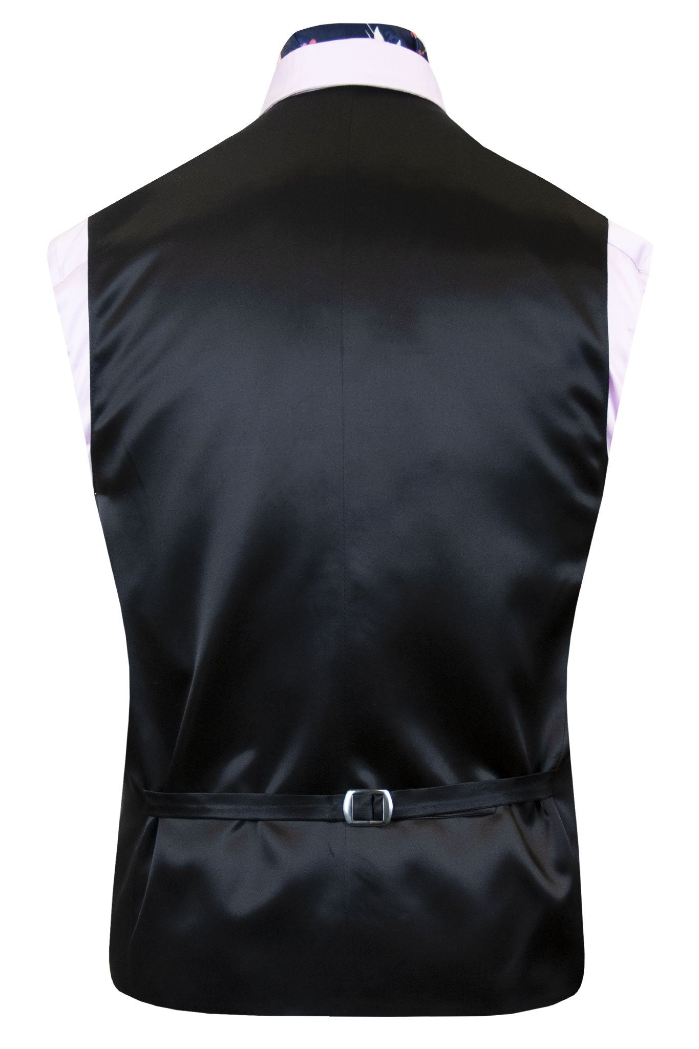 Champagne Silk Waistcoat Back