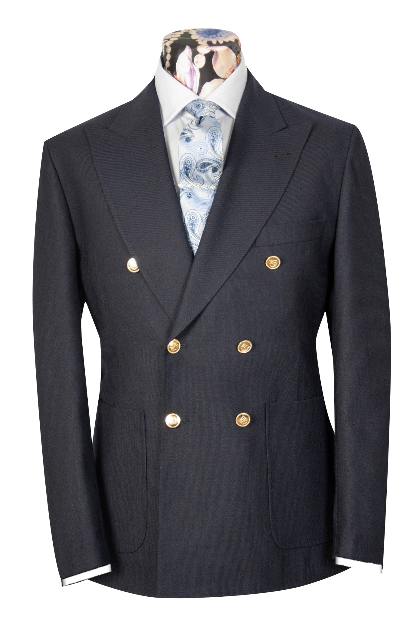 The Noah Navy Blazer Jacket – William Hunt Savile Row
