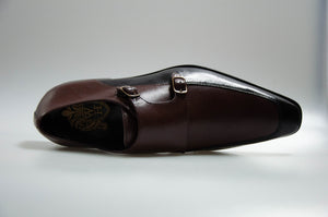 Black & Brown Monk Strap Averill Shoe